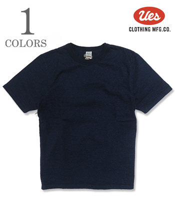 INDIGO CREW NECK TEE