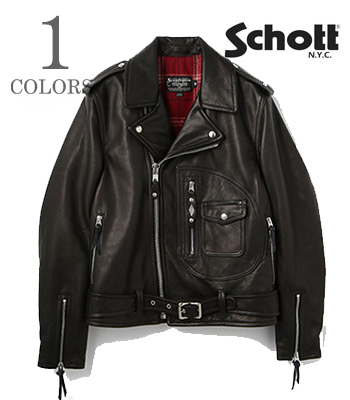 Schott 528US COW NEW NAKED D-POCKET RIDERS