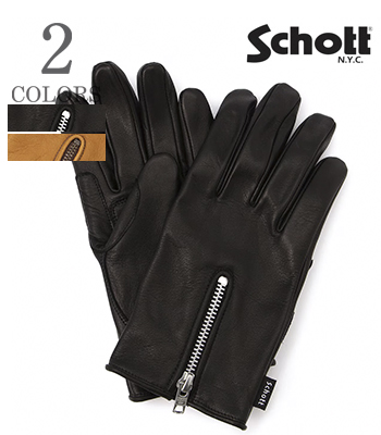 ZIP LEATHER GLOVE