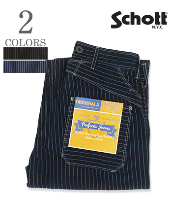 Schott カバーオール 2XL ヒッコリー ウォバッシュ 大戦 デニム OLD HICKORY DENIM JACKET/オールドヒッコリーデニムジャケット