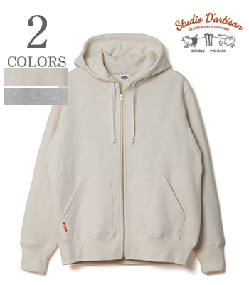 21.0oz.鬼裏毛 ZIP PARKA