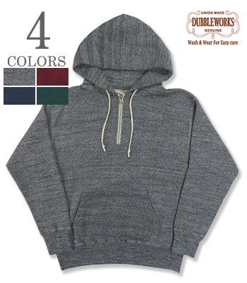 HARF ZIPPED SWEAT HOODIE