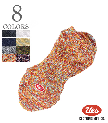 UES ウエス リネン混|ローゲージ|ANKLET SOCKS『アンクレットソックス』【アメカジ・靴下】ASX-3