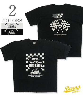 Tube Print T-Shirt HOT ROD AUTO RACES