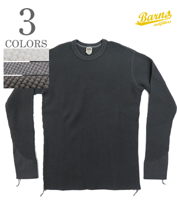 BARNS WAFFLE TOUGH-NECK CREW