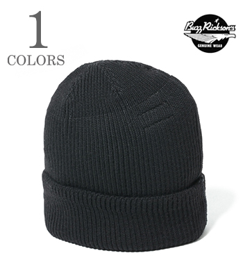 BUZZ RICKSON'S WILLIAM GIBSON COLLECTION バズリクソンズ ウールワッチキャップ|ニットキャップ『TYPE A-4 BLACK WATCH CAP』【アメカジ・キャップ】BR02272
