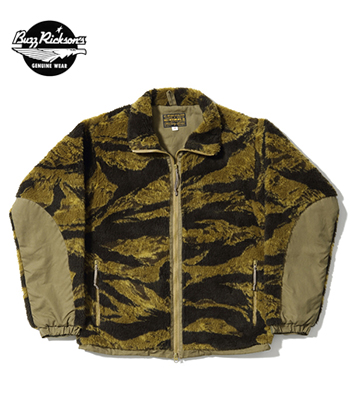 BUZZ RICKSON'S GOLD TIGER CAMOUFLAGE PATTERN BOA JACKET