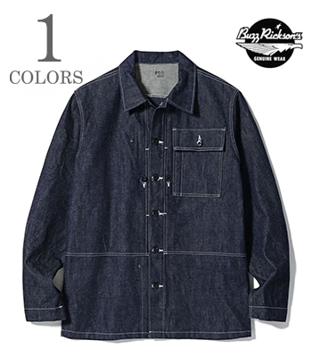 U.S. MARINE CORPS M-1944 DENIM CIVILIAN UTILITY JACKET