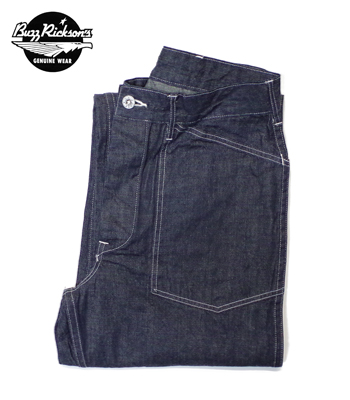 BUZZ RICKSON'S TROUSERS,WORKING,DENIM