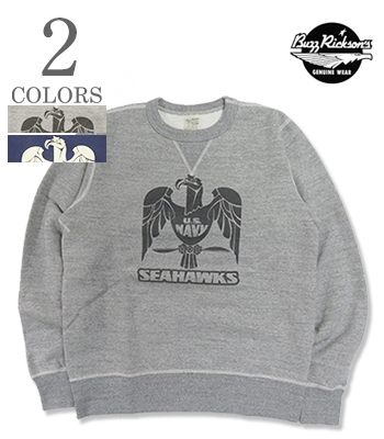 U.S.NAVY SEAHAWKS SET-IN CREW NECK SWEAT