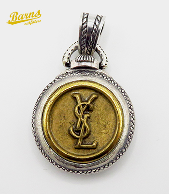 Button Works×Larry Smith YSL Vintage Button Pendant Top