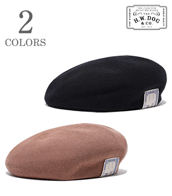 THE H.W.DOG&CO. コットンビックベレー『COTTON BIG BERET』【アメカジ・ワーク】D-01056