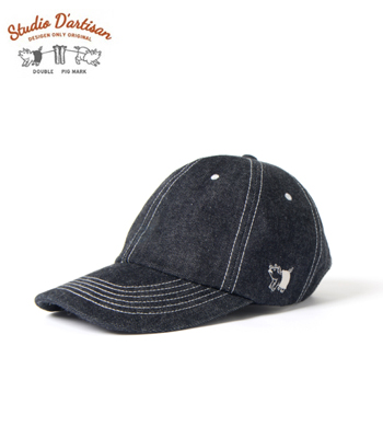 STUDIO D'ARTISAN DENIM CAP