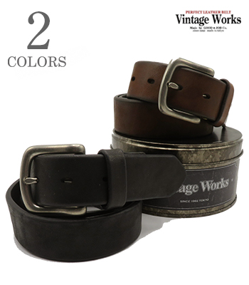 Vintage Works ヴィンテージワークス ハンドメイドレザーベルト