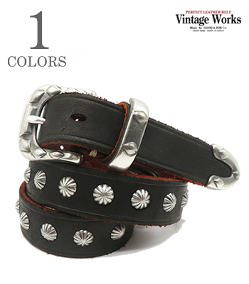 Hand Made Leather Belt CHASHIN  With Apolo Concho