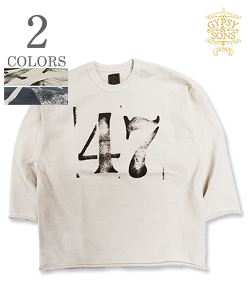 CUT-OFF L/S SWEATSHIRT 47