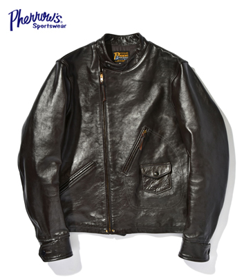PHERROW'S LEATHER MOTORCYCLE JACKET