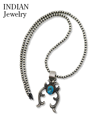 Navajo  Naja Sand Cast Pendant Eva Billah Kingman Tq.