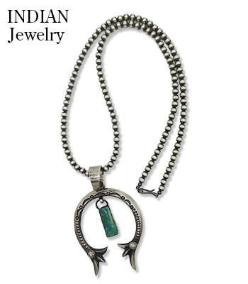 Navajo Naja Sand Cast Pendant Eva Billah Kingman Tq.