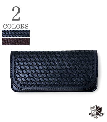 INCEPTION UK SADDLE LEATHER BASKET LONG WALLET