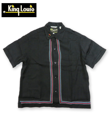 King Louie BRAID TRIM  BOWLING SHIRT