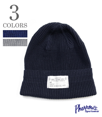PHERROW'S NAVAL  COTTON WATCH CAP