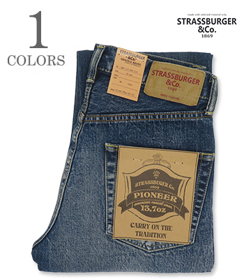 Selvage Regular Straight Jeans, Aged 53