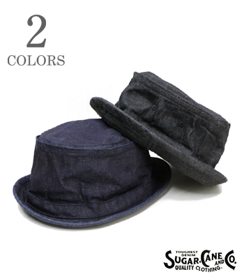 SUGAR CANE シュガーケーン 10oz DENIM PORKPIE HAT