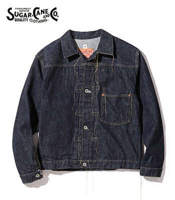 SUGAR CANE 13oz. BLUE DENIM BLOUSE 1944 MODEL