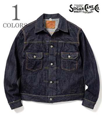 Sugar Cane Lot 1953 デニムジャケット W42 SUGAR CANE シュガーケーン 2ndタイプ|デニムジャケット