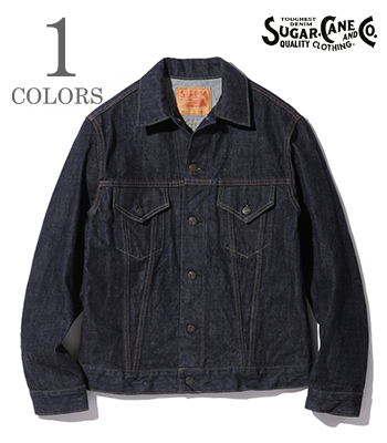 SUGAR CANE 14oz. DENIM JACKET 1962 MODEL