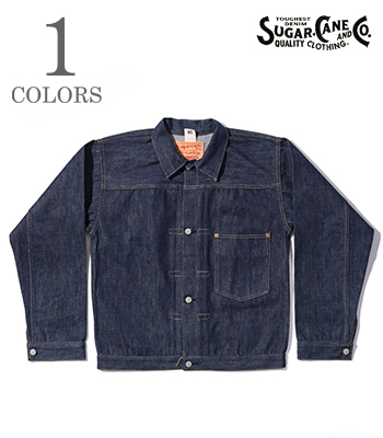 SUGAR CANE 13.5oz. BLUE DENIM BLOUSE 1946MODEL