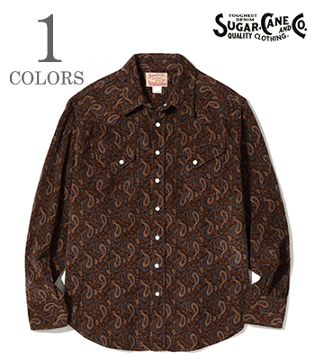 PRINTED CORDUROY WESTERN SHIRT