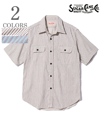 DOBBY STRIPE WORK SHIRT
