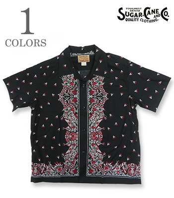 NATIVE AMERICAN BANDANA PRINT OPEN SHIRT