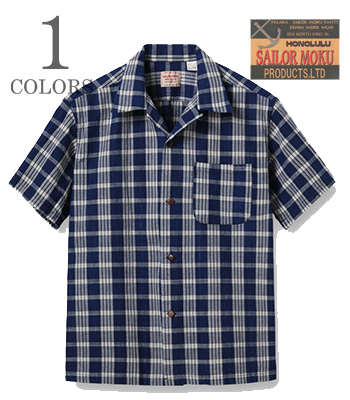 SAILOR MOKU PRODUCTS PALAKA CHECK OPEN SHIRT
