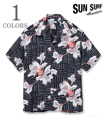 SUN SURF サンサーフ SHORT SLEEVE RAYON ALOHA SHIRT '26MODEL『WHITE