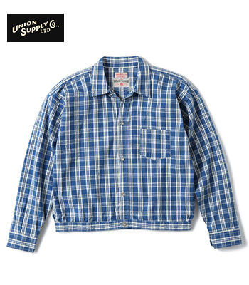 UNION SUPPLY BARBARA KAWAKAMI MODEL PALAKA CHECK BLOUSE