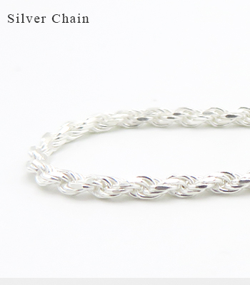 Silver Chain SV925製ベネチアンツイストチェーン