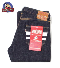MOMOTARO JEANS　桃太郎ジーンズ　出陣モデル定番『15.7oz 特濃インディゴ出陣クラシックストレート』【アメカジ・デニム】0905SP