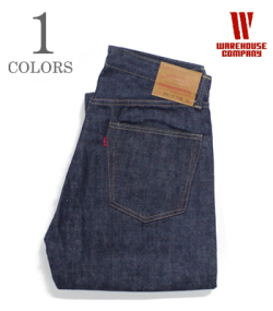 WAREHOUSE ウエアハウス 13.5oz|オリジナルストレート|ノンウォッシュ『Lot.1001XX ORIGINAL STRAIGHT』【アメカジ・ワーク】1001XX