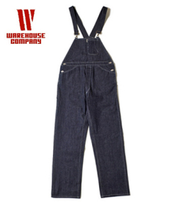 WAREHOUSE BIB OVERALL DENIM