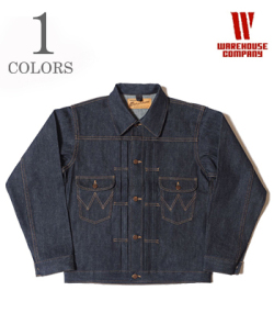 WAREHOUSE ウエアハウス 米綿 3 州ブレンド左綾サンフォライズドデニム|ジャケット『1947 MJ Pre-Rodeo Jacket』【アメカジ・ワーク】2008
