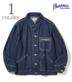 PHERROW'S 191-J Type DENIM WORK JACKET