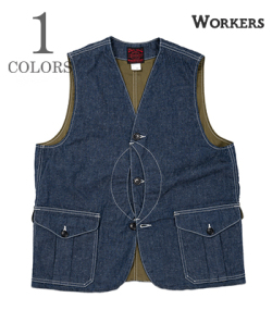 Cruiser Vest, 9.5 oz Indigo Denim