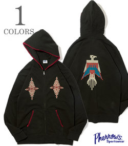BLANKET STITCH ZIP PARKA