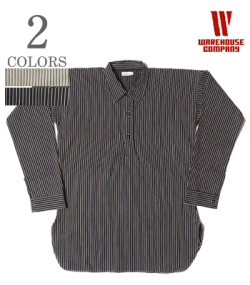 WAREHOUSE STRIPE PULLOVER SHIRTS