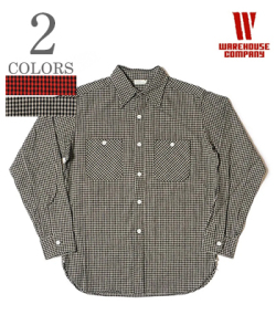 LONG SLEEVE CHECK WORK SHIRTS A柄