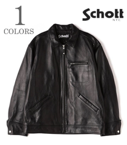 LEATHER TRACKER JACKET