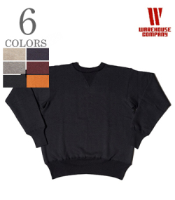 WAREHOUSE ウエアハウス 裏起毛|丸胴|無地|セットインフリーダムスリーブ|スウェット『SET IN FREEDOM SWEAT PLAIN』【アメカジ・カレッジ】403-PLAIN